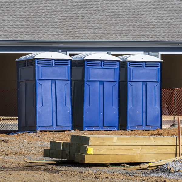 are there any restrictions on where i can place the porta potties during my rental period in Georgetown Massachusetts